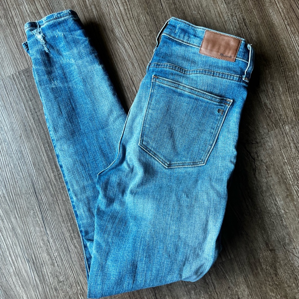 Madewell 9” High-rise skinny jeans 28T